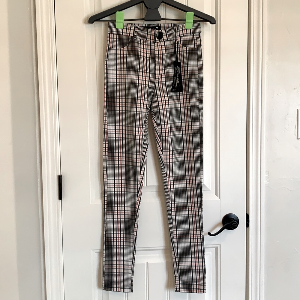 Roma Studio Black and Pink Pant NWT